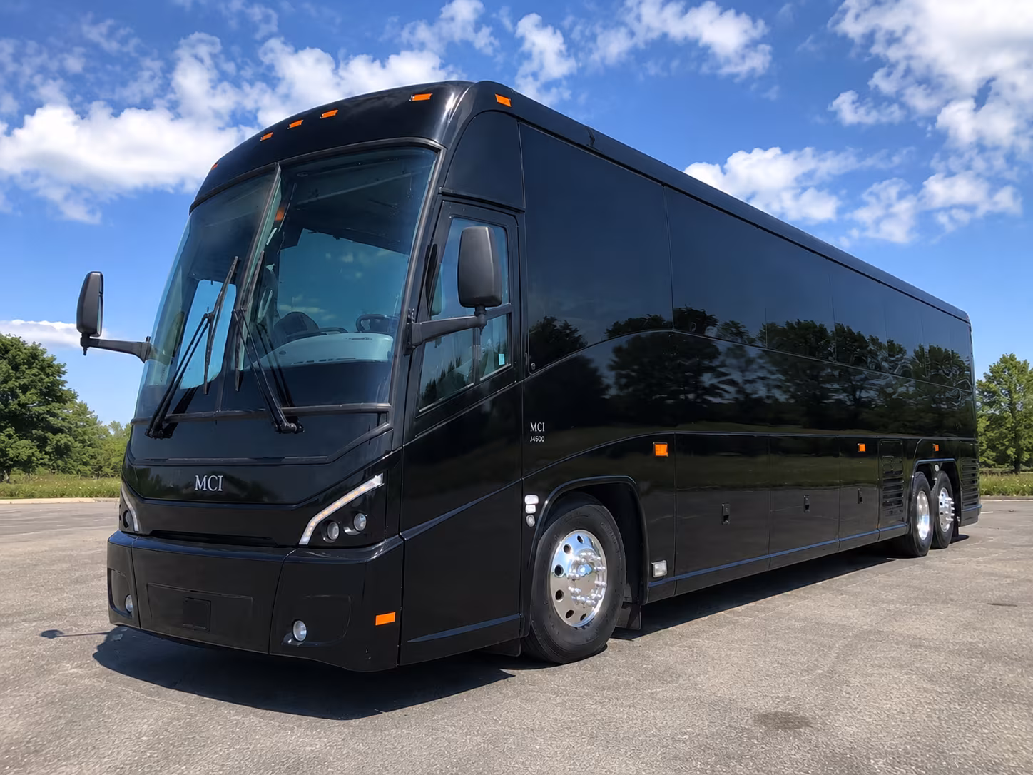 sanford charter bus rental exterior