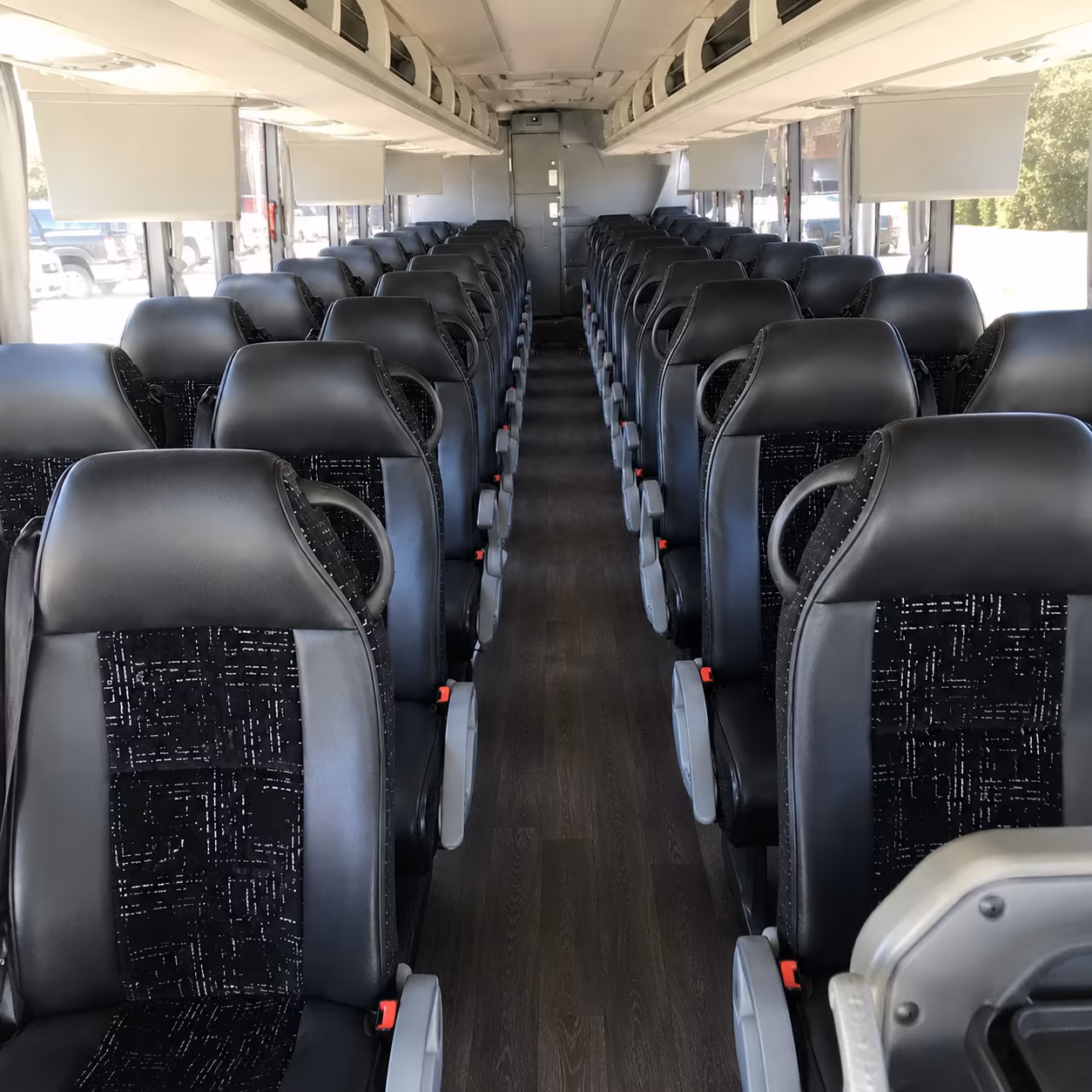 sanford charter bus rental interior