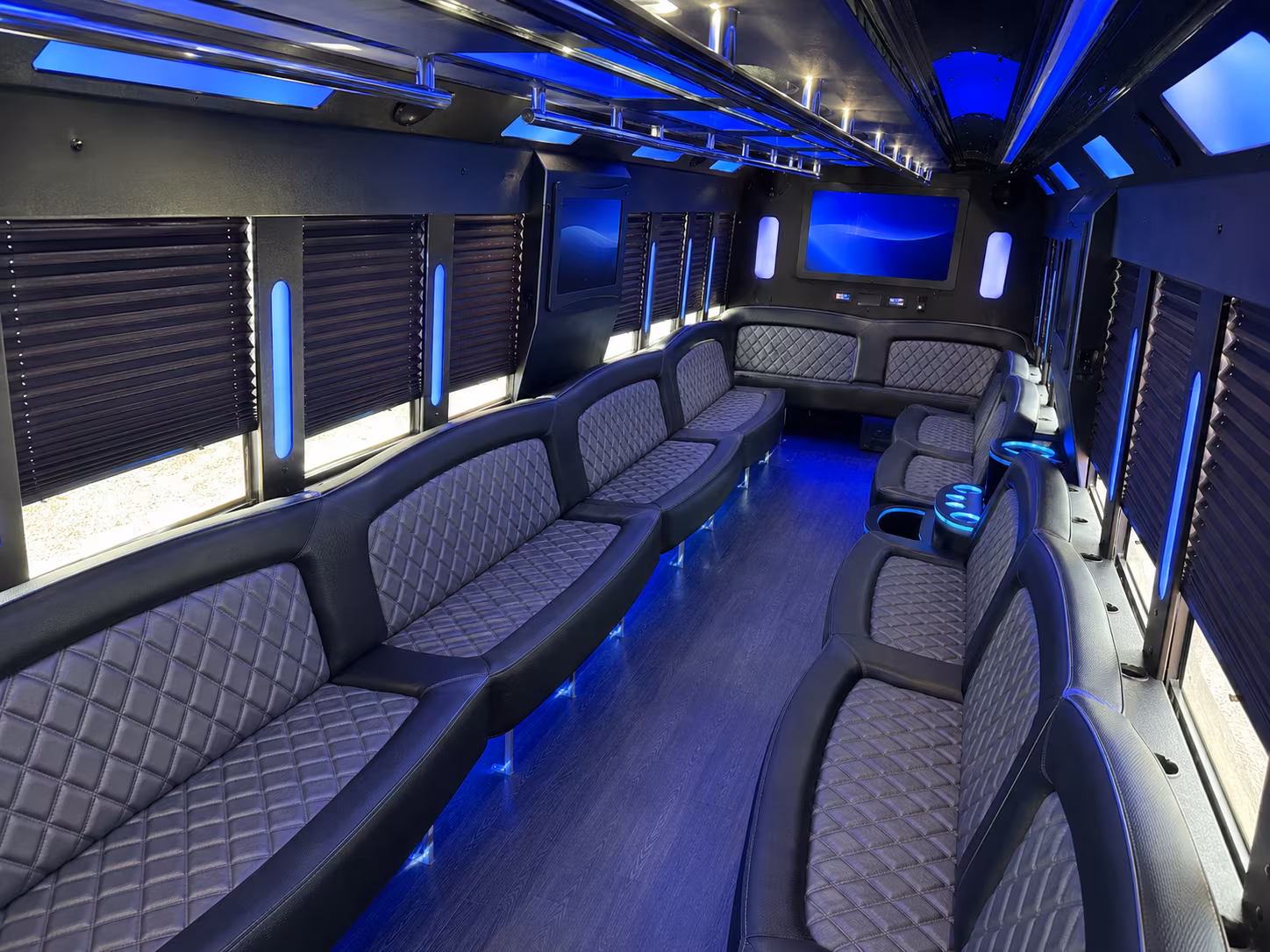 start the celebration before you arrive with a sanford wedding party bus
